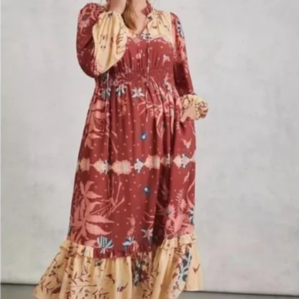 Anthropologie Othilia Carmela midi dress - Size 3x